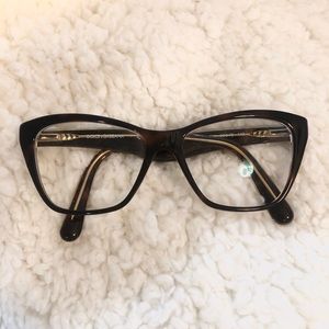 Dolce & Gabana Glasses. Brown with gold accents.